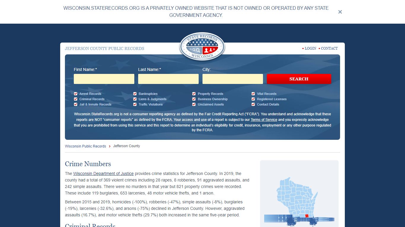 JEFFERSON COUNTY PUBLIC RECORDS - StateRecords.org